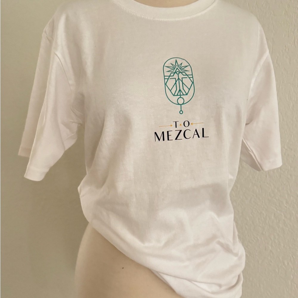 T O Mezcal Unisex Wild Species For Mezcal Boyfriend Minimalist T Shirt White S